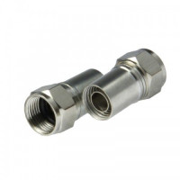 Radial Crimp Connector For RG6 - 1pc